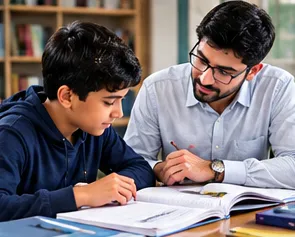 Student receiving home tuition support in DHA Phase 2 Islamabad