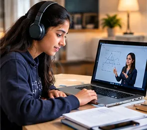 Student receiving home tuition support in E-7 Islamabad